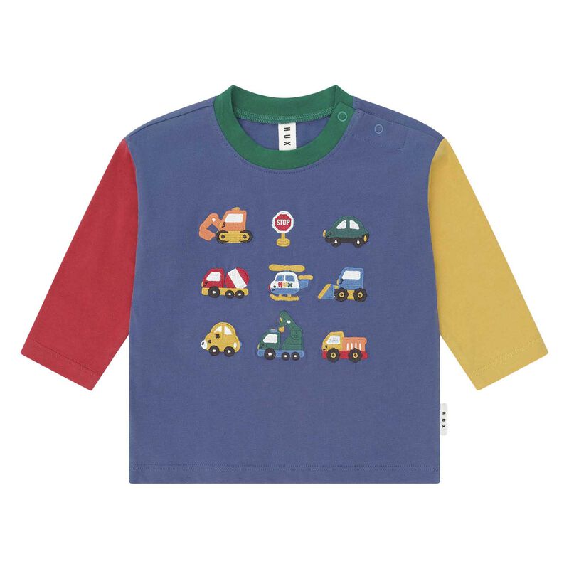 Huxbaby Colour Block Construction Top 6M-2Y image number 0